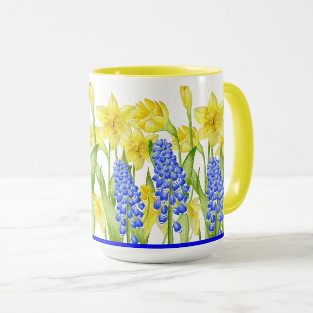 Erdfrühling auf einer Combo-Tasse (M,D) Tasse (VorderseiteRechts)