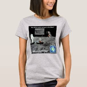 Erdgestein auf Mond T-Shirt für Frauen