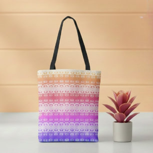 Erdgitter-Regenbogen-Sommer-Tasche