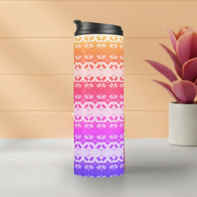 Erdgitter Regenbogen Sommer  Thermosbecher (Von Creator hochgeladen)