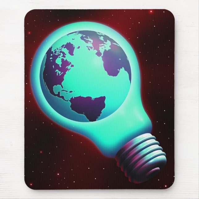Erdglühbirne Mousepad (Vorne)