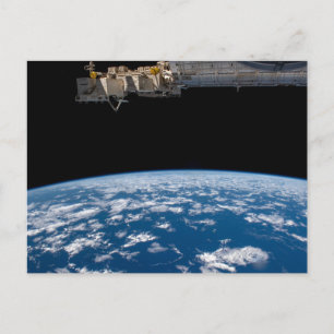 Erdgrenze oder Horizont Postkarte