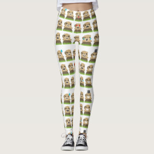 Erdhuhn Emojis Leggings