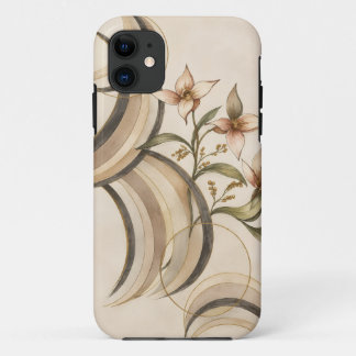 Erdige abstrakte Blumen- und Kalligrafielinien Kun Case-Mate iPhone Hülle