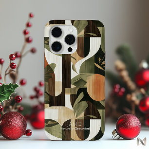 Erdige abstrakte Natur-inspirierte Moderne Case-Mate iPhone Hülle