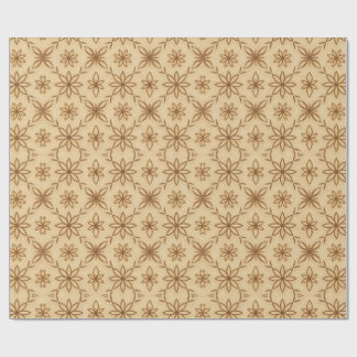 Erdige Blüte – Ein Hauch von Vintage-Eleganz Geschenkpapier