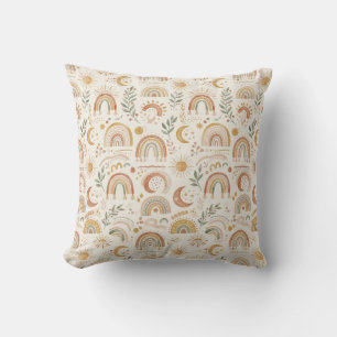 Erdige Boho-Regenbogen-Neutrale-Nursery-Wurfkissen Kissen