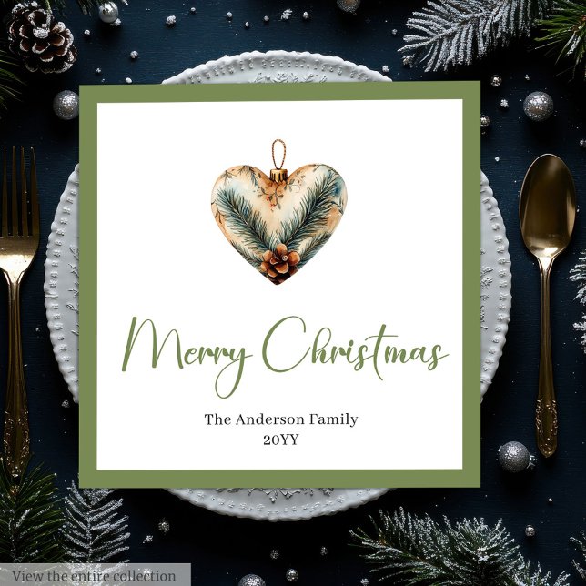 Erdige Boho-Weihnachtsbaum mit neutralen Farben   Serviette (Earthy Boho Christmas Tree with Neutral Colors Napkin

)