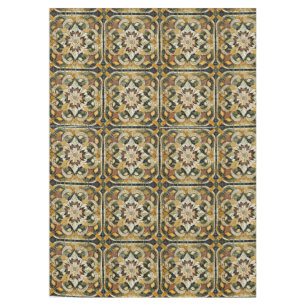 Erdige Eleganz Mosaik Tischdecke