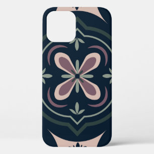 erdige farbene florale geometrische Fliesen Case-Mate iPhone Hülle