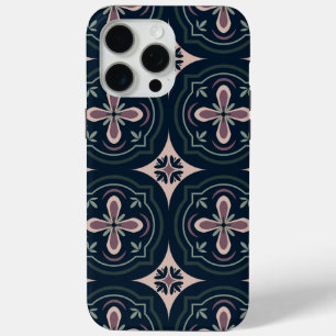 erdige farbene florale geometrische Fliesen Case-Mate iPhone Hülle