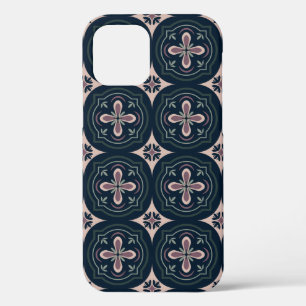 erdige farbene florale geometrische Fliesen Case-Mate iPhone Hülle