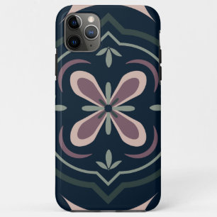 erdige farbene florale geometrische Fliesen Case-Mate iPhone Hülle