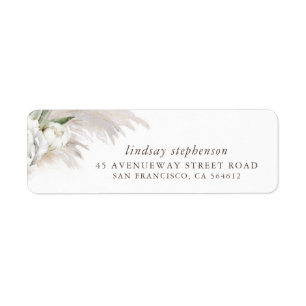 Erdige Foliage Pampas Gras Boho