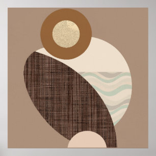 Erdige Formen Poster