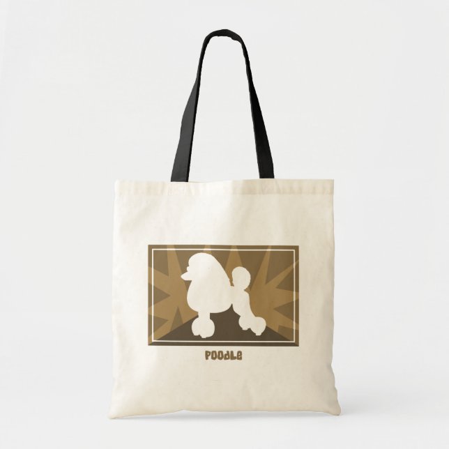 Erdige Pudel-Tasche Tragetasche (Vorne)