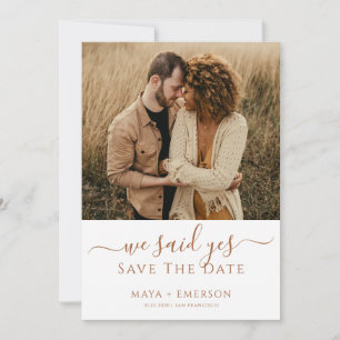 Erdige Rustikale Foto Hochzeit Save The Date