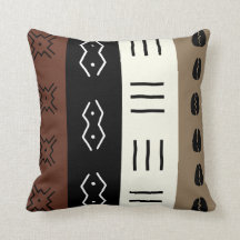 Erdige Töne Mudprint Stripes Muster