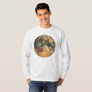 Erdige Töne Vollmond Design - Ästhetisch Kosmisch T-Shirt