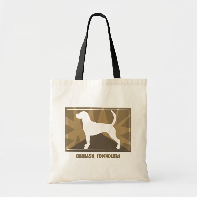 Erdiger englischer Foxhound Tragetasche (Vorne)
