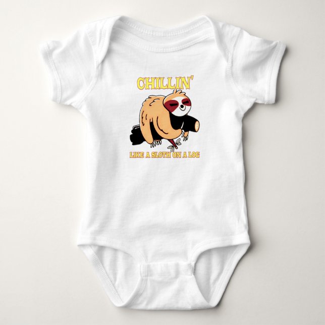 erdiger Ton Baby Strampler (Vorderseite)