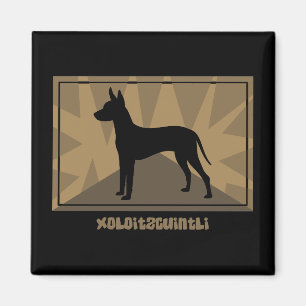 Erdiger Xoloitzcuintli Magnet