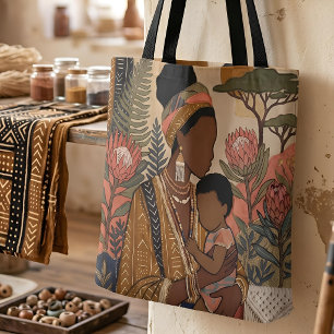 Erdiges Erbe   Protea & Mudcloth