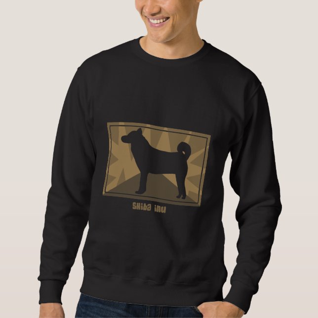 Erdiges Shiba Inu Sweatshirt (Vorderseite)