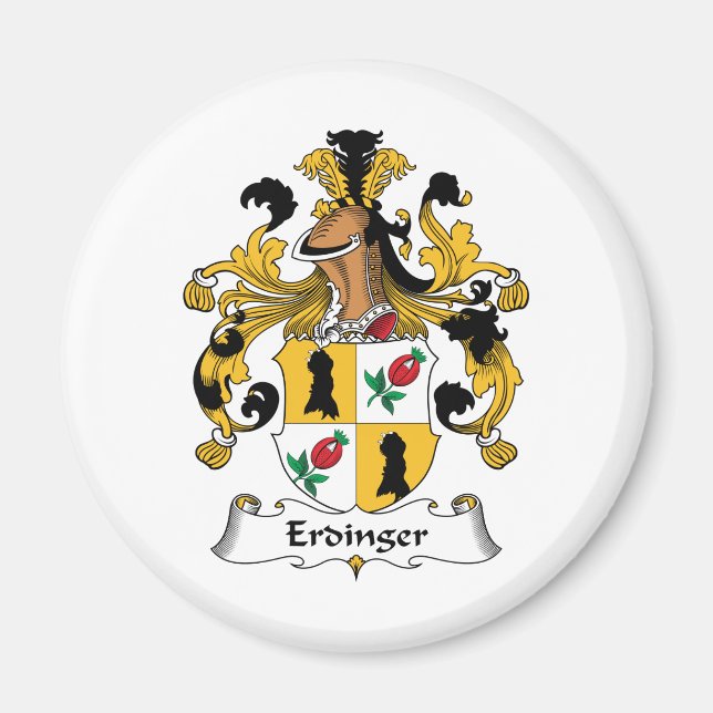 Erdinger Familienwappen Magnet (Vorne)