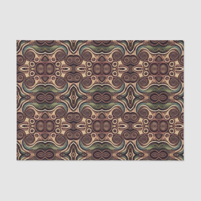 Erdkaleidoskop Seidenpapier (Vorderseite)