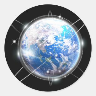 Erdkleber Runder Aufkleber