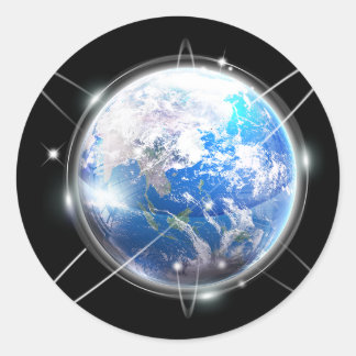 Erdkleber Runder Aufkleber