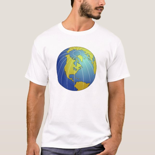 Erdkugel T-Shirt (Vorderseite)