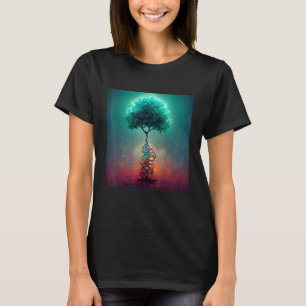 Erdleben Genetik Biologe Wissenschaft DNA Baum T-Shirt