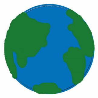 Erdliebhaber-Pappskulptur Freistehende Fotoskulptur