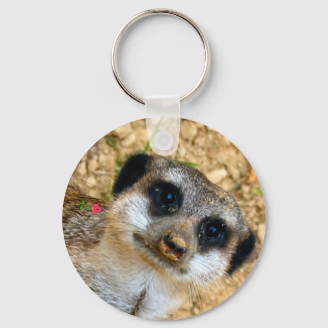 Erdmännchen Anhänger Schlüsselanhänger (Vorderseite)