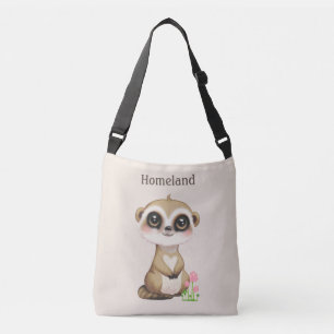 Erdmännchen auf hellem Sand beige Tragetaschen Mit Langen Trägern