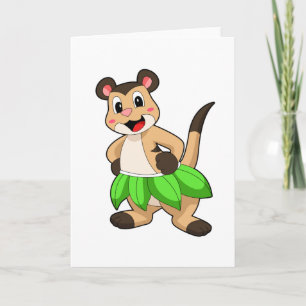Erdmännchen beim Balletttanz Karte