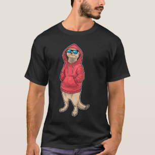 Erdmännchen-Winter-Sonnenbrille T-Shirt