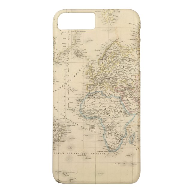 Erdmercator proj Case-Mate iPhone hülle (Rückseite)