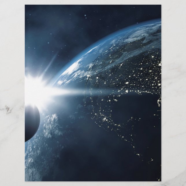 Erdmond und Sonne (Vorderseite)