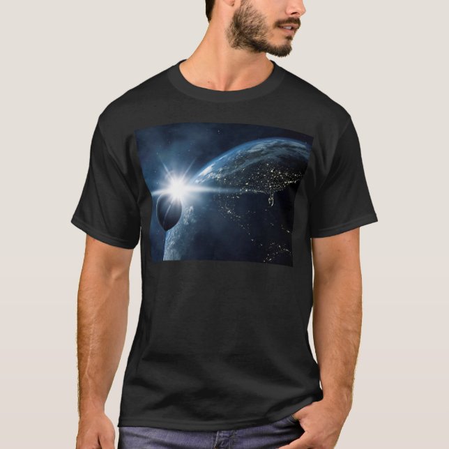 Erdmond und Sonne T-Shirt (Vorderseite)