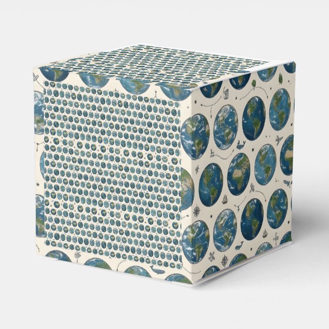 Erdmuster Geschenkschachtel (Rückseite)