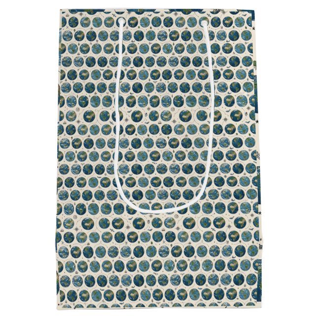 Erdmuster Mittlere Geschenktüte (Rückseite)