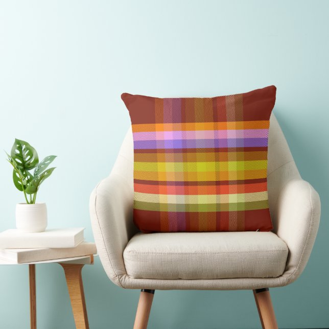 Erdmuster Plaid DF Kissen (Stuhl )