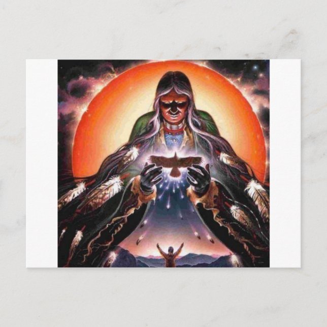 ERDMUTTER POSTKARTE (Vorderseite)