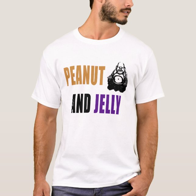 Erdnuss Buddha u. Gelee T-Shirt (Vorderseite)