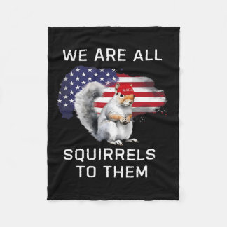 Erdnuss das Eichhörnchen - Gerechtigkeit für Erdnu Fleecedecke