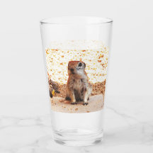 "Erdnuss-" Grundeichhörnchen-Glas-Trommel