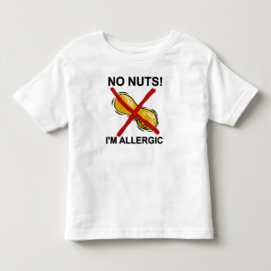 Erdnuss KEINE Nüsse bin ich allergisch Kleinkind T-shirt